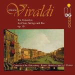 韋瓦第：六首長笛協奏曲<br>Antonio Vivaldi: 6 Concertos for Flute, Strings and B. c. op. 10<br>Camerata of the 18th Century<br>Konrad Hünteler, Denner Flute