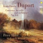 【線上試聽】杜波特：大提琴協奏曲（ 180 克 LP ）<br>彼特．哈爾，大提琴兼指揮 威瑪宮廷樂團<br>Jean-Louis Duport : Cellokonzerte<br>