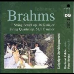 布拉姆斯：第二號 G 大調弦樂六重奏 (CD)<br>萊比錫弦樂四重奏<br>中提琴：哈特瑪．羅德，大提琴：彼得．布隆斯<br>Brahms: String Sextet No. 2 in G major, Op. 36<br>Hartmut Rohde (viola), Peter Bruns (cello)<br>Leipziger Streichquartett