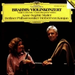 布拉姆斯：小提琴協奏曲  ( 180 克 LP )<br>慕特／小提琴、卡拉揚 指揮 柏林愛樂管弦樂團<br>Brahms: Violin Concerto in D, Op. 77<br>Anne-Sophie Mutter, Herbert Von Karajan Conducts Berliner Philharmoniker