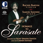 【線上試聽】瑞秋．巴頓－向薩拉沙泰致敬 ( 雙層 SACD )<br>Rachel Barton­ - Homage To Sarasate