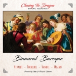 巴洛克音樂會：極致 3D 假人頭錄音 ( CD )<br>洛克利亞樂團 / 吉他：摩根・希曼斯基，豎琴：珍・凱利 <br>Binaural Baroque :  Binaural Recording<br>Locrian Ensemble / Guitar : Morgan Szymanski , Harp : Jean Kelly