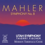 馬勒：第八號交響曲  ( 雙層 SACD，兩片裝 )<br>猶他交響管弦樂團<br>音樂總監：泰瑞．費雪<br>摩門大教堂合唱團<br>Mahler: Symphony No. 8  Utah Symphony Orchestra  Thierry Fischer, Music Director Mormon Tabernacle Choir<br>FR725