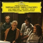 貝多芬：三重協奏曲  ( 150 克 LP )<br>慕特：小提琴、馬友友：大提琴、馬克．澤爾特爾：鋼琴、卡拉揚指揮柏林愛樂<br>Herbert von Karajan - Beethoven: Triple Concerto/ Mutter/Zeltser/Yo-Yo Ma