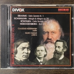 【二手CD寄售】Brahms & His Friends Vol.II <br>C. Herrmann, violoncello /  S. Sasaki, piano