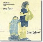 池塘玩耍 ( 美國原裝進口 CD )<br>Arturo Delmoni：Sonatas of Brahms and Beach