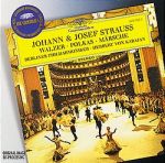 史特勞斯的家族聚會：圓舞曲、波卡舞曲、進行曲 (CD)<br>卡拉揚指揮柏林愛樂管弦樂團<br>Johann & Josef Strauss: Waltzes, Polkas, Marches / Berliner Philharmoniker, Herbert von Karajan