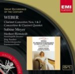韋伯：單簧管協奏曲與五重奏、小協奏曲 (莎賓梅耶 單簧管) <br>   Weber : Clarinet Concertos 1 ＆ 2/Concertino in E flat/Clarinet Quintet / Sabine Meyer