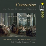 舒伯特、溫特、道許－豎笛與巴松管協奏曲 ( CD )<br>迪特．克拉克－豎笛，卡爾－奧圖．哈特曼－巴松管<br>SCHUBERT / WINTER/TAUSCH : CONCERTO FOR CLARINENT, BASSOON & ORCHESTRA<br>Concerto for Clairnet and Bassoon : Klöcker, Hartmann, Skvor / Suk Chamber Orchestra