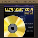 Ultradisc 24 K 純金 CD-R 燒錄片（650 mb，CD 殼 1片裝）<br> Ultradisc 24K Gold CD-R Single in Jewel Case CDR