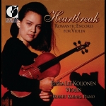 【線上試聽】「心碎」浪漫小提琴之聲 ( 雙層 SACD )<br>伊莉莎．李．柯莉恩琳／小提琴，羅勃．科寧 ／ 鋼琴<br>「Heartbreak」Romantic Encores For Violin<br>Elissa Lee Koljonen: Violin<br>Robert Koenig: Piano