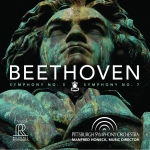 貝多芬：第五號交響曲、第七號交響曲 ( 雙層 SACD )<br>霍內克 指揮 匹茲堡交響管弦樂團<br>BEETHOVEN: SYMPHONY NO. 5 & NO. 7<br>Pittsburgh Symphony Orchestra conducted by Manfred Honeck<br>FR718SACD