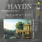 海頓：弦樂四重奏第 7 輯 / 萊比錫弦樂四重奏 ( CD )<br>弦樂四重奏作品第42號、第103號、第77號1&2部<br>Haydn, Joseph: String Quartets Vol. 7