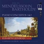 孟德爾頌：鋼琴協奏曲集 / 蕾昂絲卡雅，鋼琴（雙層SACD） <br>Mendelssohn Piano Concertos 1 & 2, Piano Music<BR> ( Hybrid Multichannel SACD )