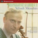 孟德爾頌、布魯赫：小提琴協奏曲 （180 克 LP ）<br>曼紐因/小提琴、徐四金、克爾茲 指揮 愛樂管弦樂團 <br>Yehudi Menuhin - Mendelssohn & Bruch: Violin Concertos
