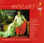 莫札特：鋼琴小品集 / 查哈里亞斯，鋼琴 ( CD )<br>Wolfgang Amadeus Mozart:Piano Works/ Zacharias,Piano