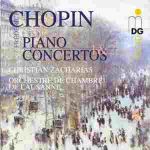 蕭邦：第一、二號鋼琴協奏曲集 ( CD )<br>Chopin: Piano concertos no. 1 & 2<br>Christian Zacharias, piano / Orchestre de Chambre de Lausanne