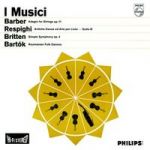 【黑膠專書 #089】義大利音樂家合奏團：巴柏、雷斯畢基、布列頓、巴爾托克等作品 ( 180 克 LP )<br>I Musici：Works By Barber / Resphigi / Britten / Bartok