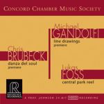 協和室內樂會社首張專輯  (CD)<br>Brubeck and Gandolfi works <br>Concord Chamber Music Society<br>RR122