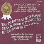 海頓：第21、96號交響曲《奇蹟》、C大調第一號大提琴協奏曲 (CD)<br>史塔克，大提琴 / 舒瓦茲 指揮 蘇格蘭室內管弦樂團<br>Haydn: Symphonies 21 & 96，Cello Concerto 1<br>Janos Starker，Gerard Schwarz / Composer: Haydn / Genre