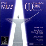 保羅‧帕雷：聖女貞德彌撒 （HDCD）<br>詹姆斯‧保羅 指揮 蘇格蘭皇家樂團與合唱團<br>PAUL PARAY Joan of Arc Mass / Symphony No. 1 in C major<br>RR78